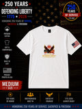 250th Anniversary Patriotic T - Defending Liberty