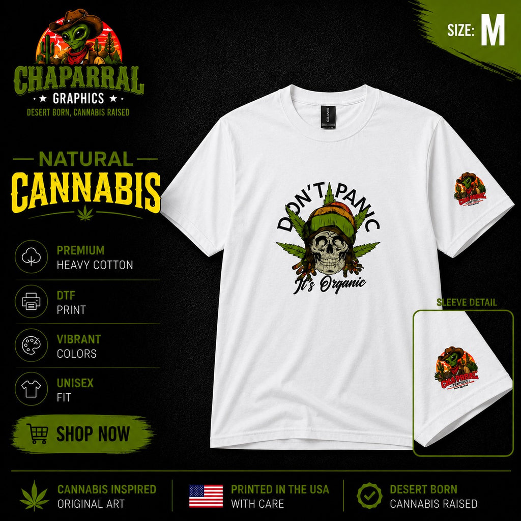 Dont Panic - It's Organic - Skull