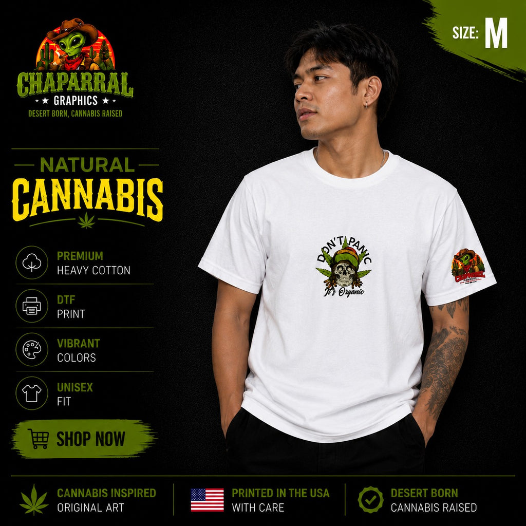Dont Panic - It's Organic - Skull
